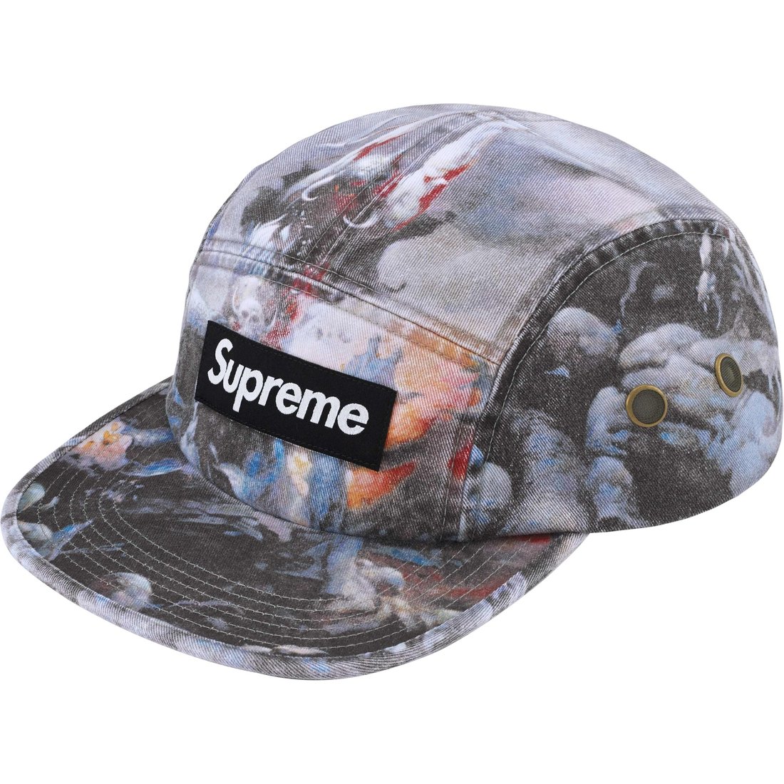 Details on Supreme Frank Frazetta Camp Cap Black from fall winter
                                                    2024 (Price is $60)