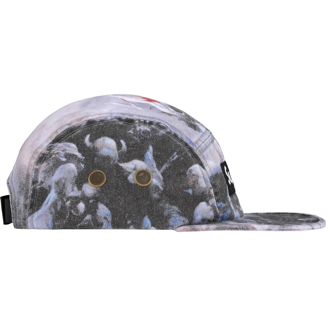 Details on Supreme Frank Frazetta Camp Cap Black from fall winter
                                                    2024 (Price is $60)