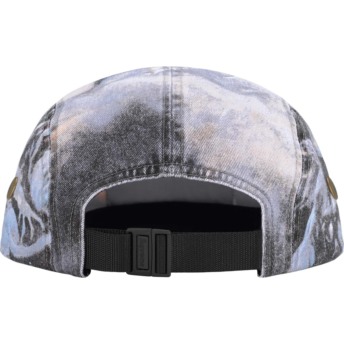 Details on Supreme Frank Frazetta Camp Cap Black from fall winter
                                                    2024 (Price is $60)