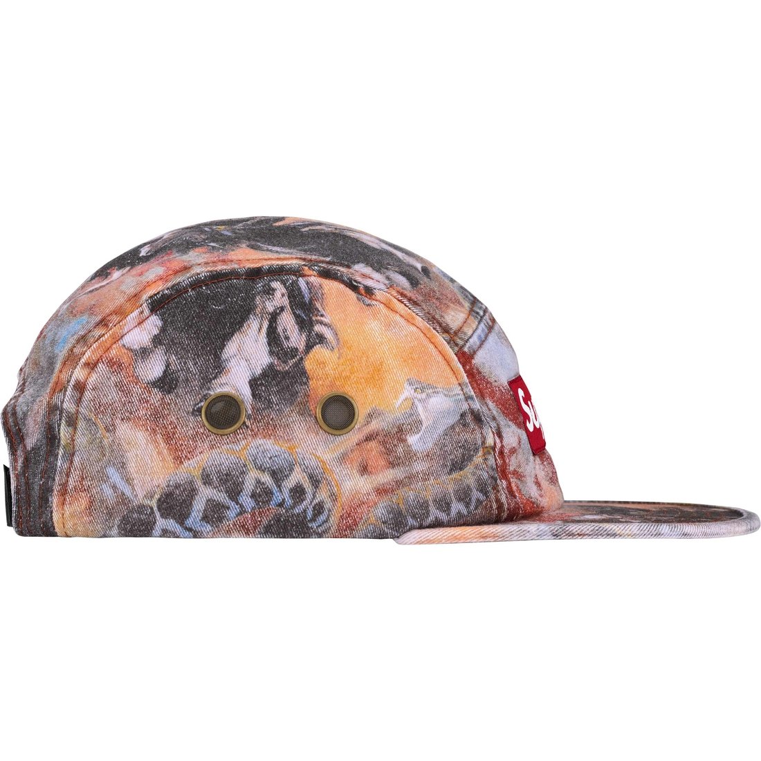 Details on Supreme Frank Frazetta Camp Cap Orange from fall winter
                                                    2024 (Price is $60)