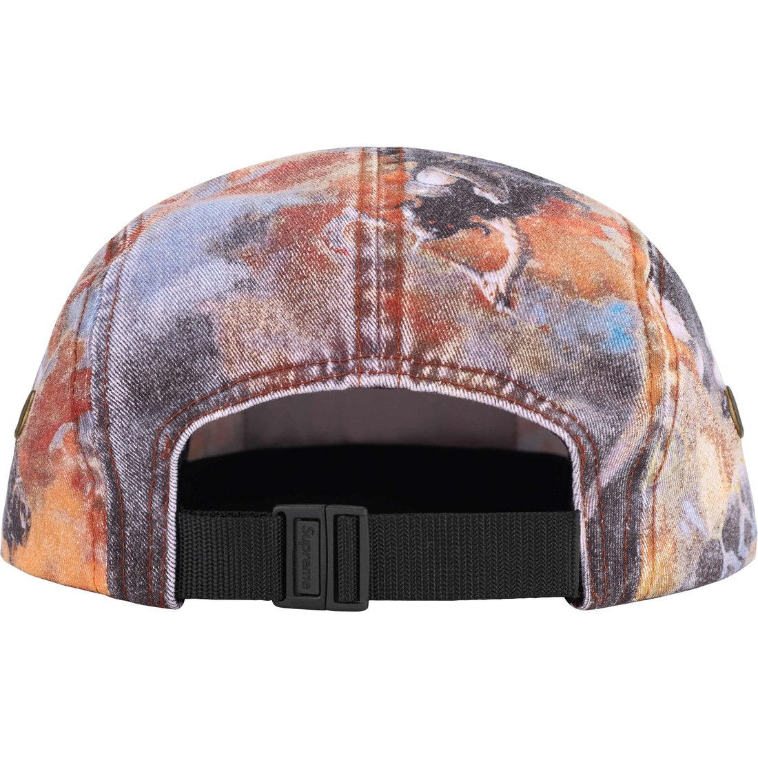 Details on Supreme Frank Frazetta Camp Cap Orange from fall winter
                                                    2024 (Price is $60)