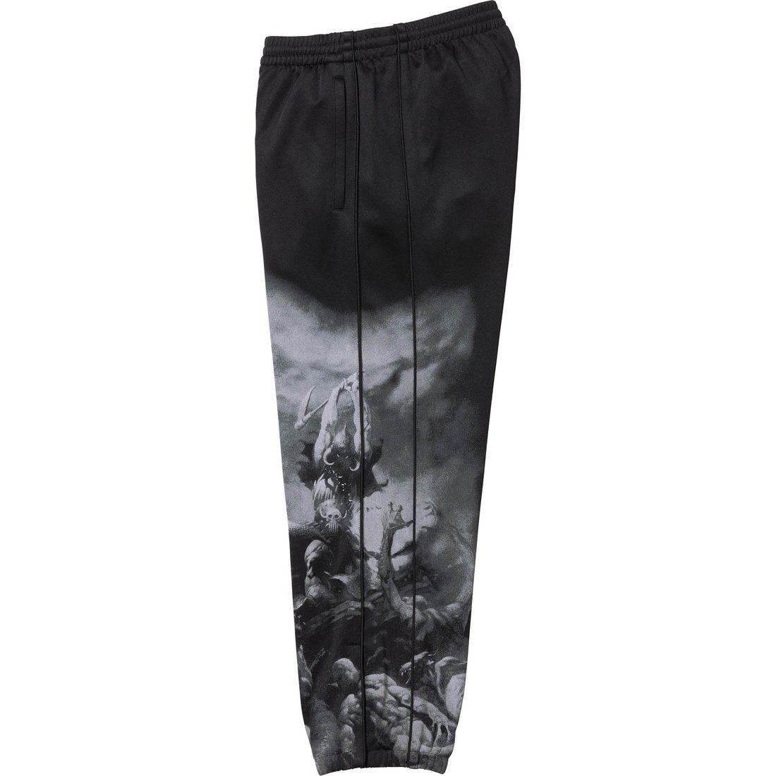 Details on Supreme Frank Frazetta Track Pant Black from fall winter
                                                    2024 (Price is $168)