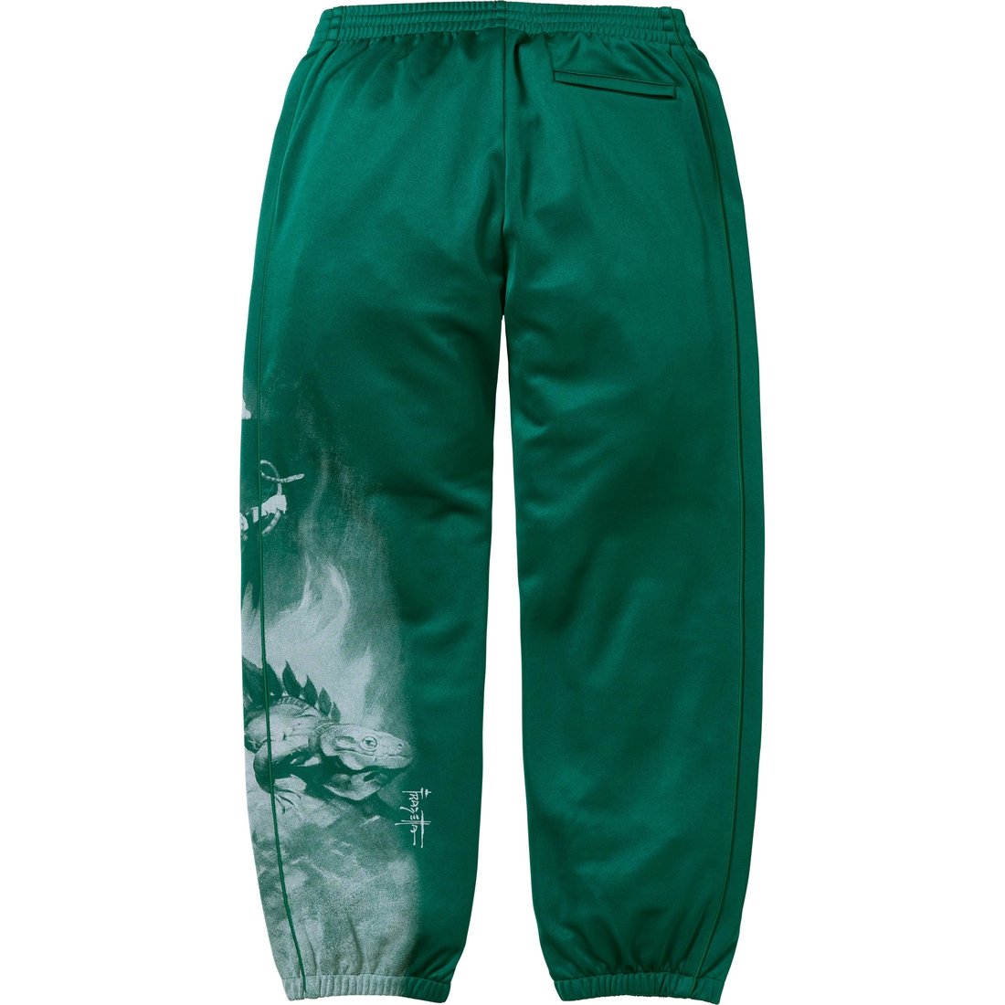 Details on Supreme Frank Frazetta Track Pant Dark Green from fall winter
                                                    2024 (Price is $168)