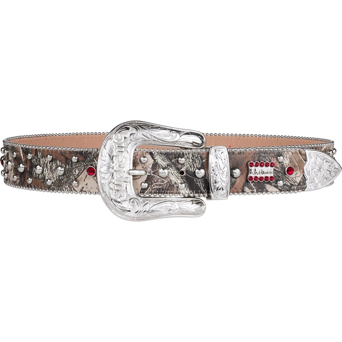 Details on Supreme b.b. Simon Studded Ranger Belt TrueTimber® HTC Fall Camo from fall winter
                                                    2024 (Price is $298)