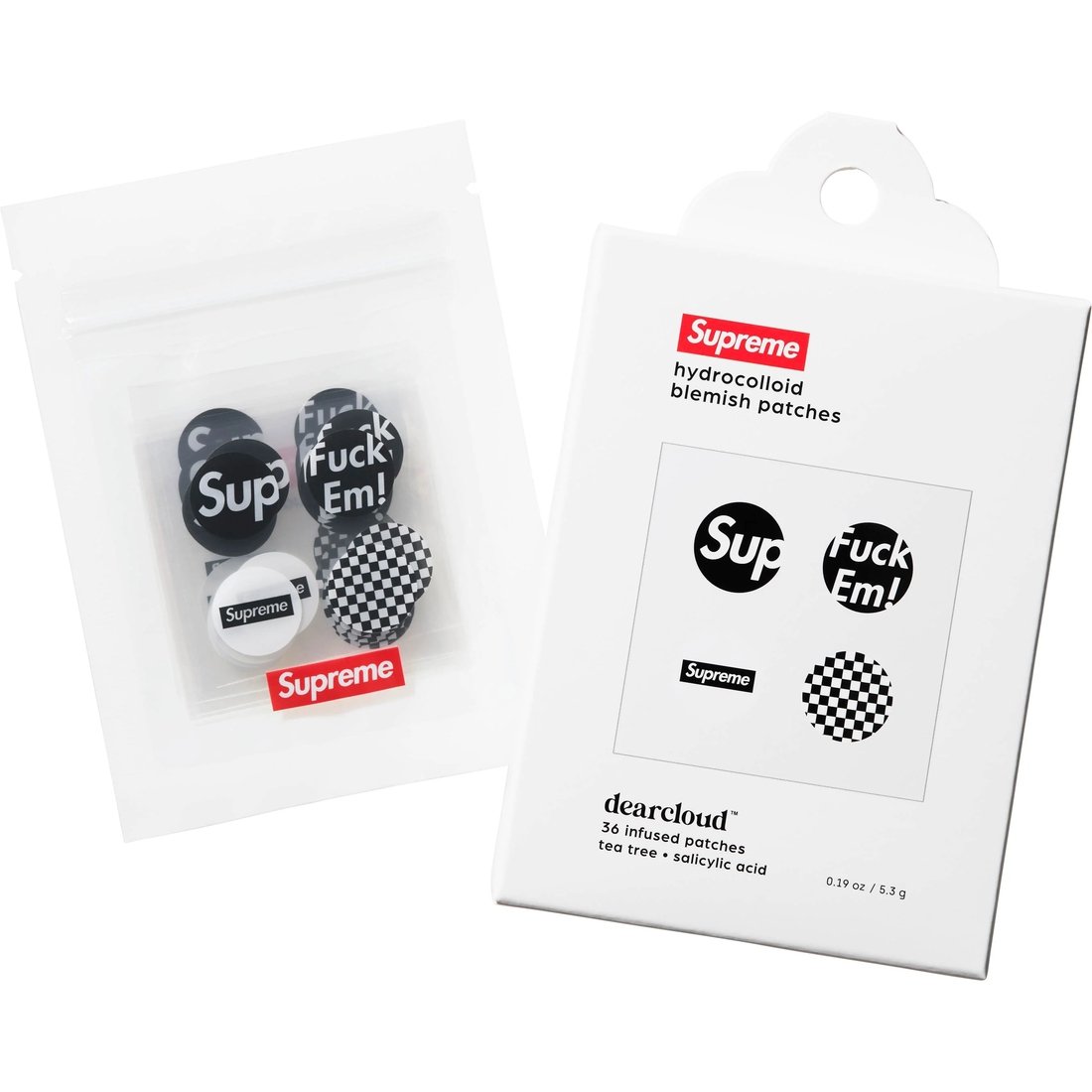 Details on Supreme dearcloud™ Blemish Patches (36 Pack) Black from fall winter
                                                    2024 (Price is $22)