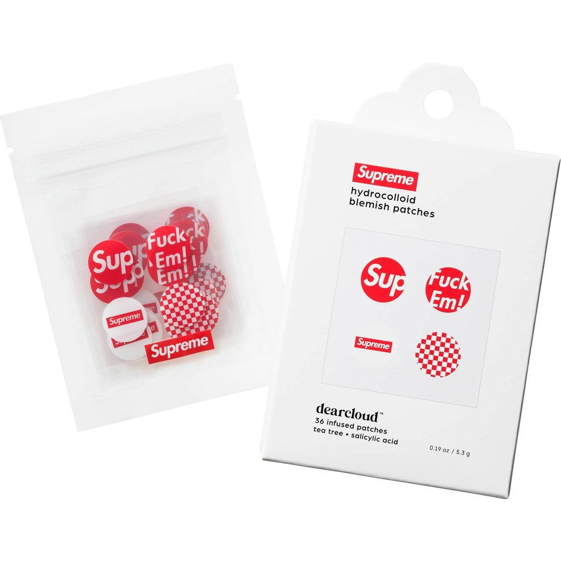 Details on Supreme dearcloud™ Blemish Patches (36 Pack) Red from fall winter
                                                    2024 (Price is $22)