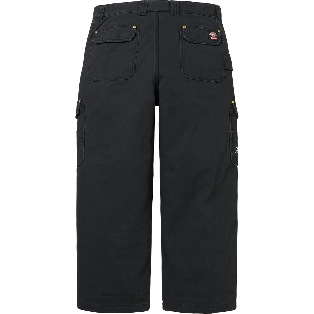 Details on Supreme Dickies Flannel Lined Cargo Pant Black from fall winter
                                                    2024 (Price is $168)