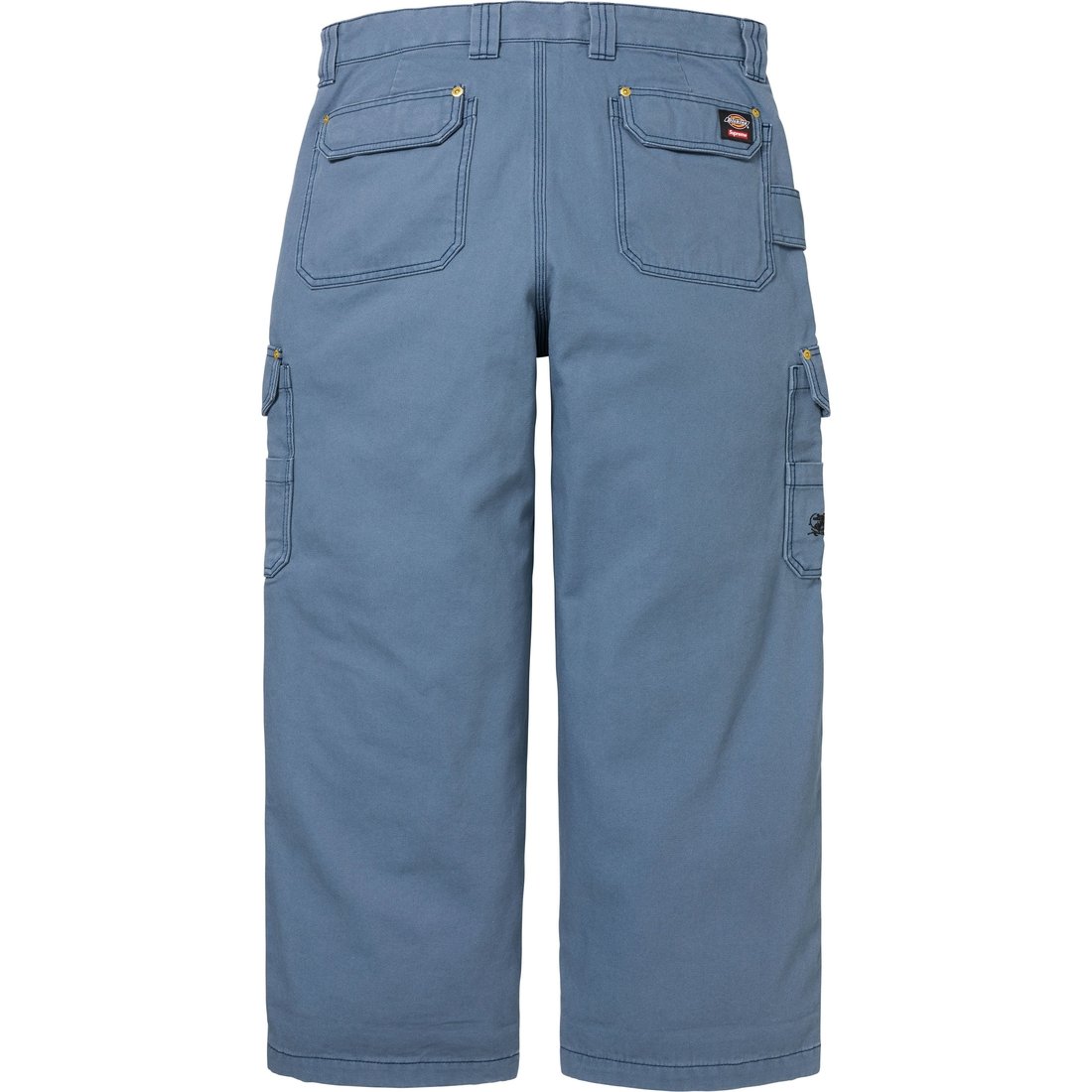 Details on Supreme Dickies Flannel Lined Cargo Pant Light Blue from fall winter
                                                    2024 (Price is $168)