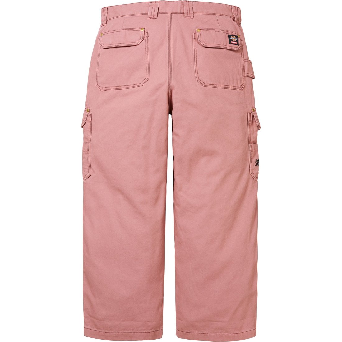 Details on Supreme Dickies Flannel Lined Cargo Pant Pink from fall winter
                                                    2024 (Price is $168)