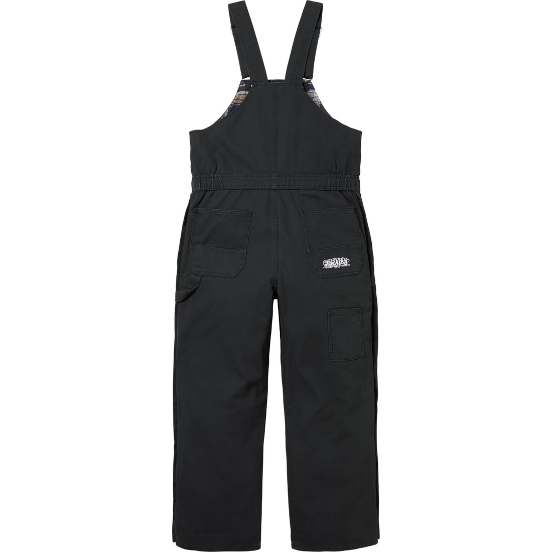 Details on Supreme Dickies Flannel Lined Overall Black from fall winter
                                                    2024 (Price is $198)