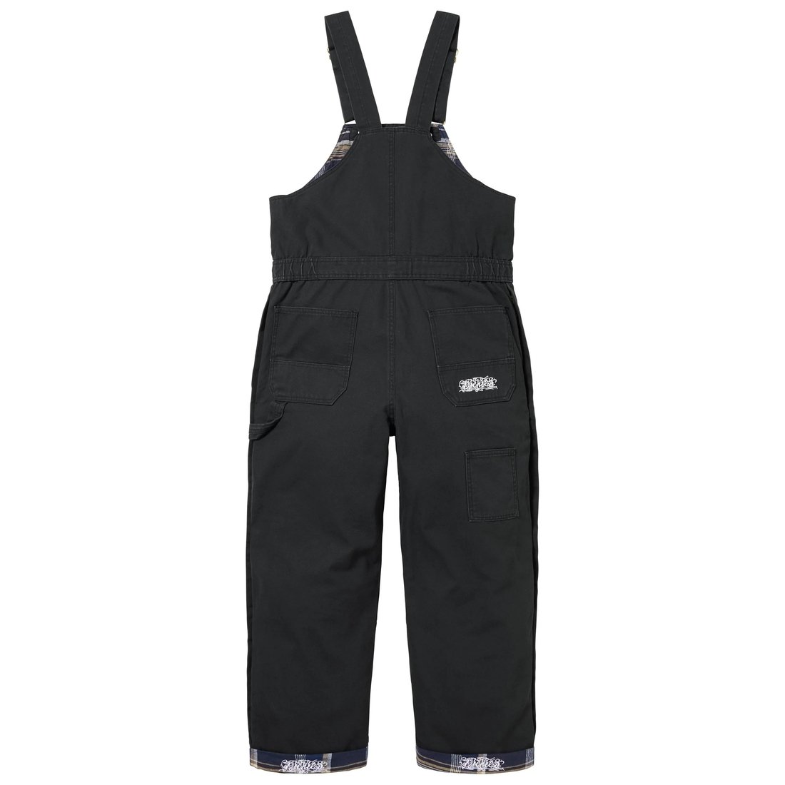 Details on Supreme Dickies Flannel Lined Overall Black from fall winter
                                                    2024 (Price is $198)