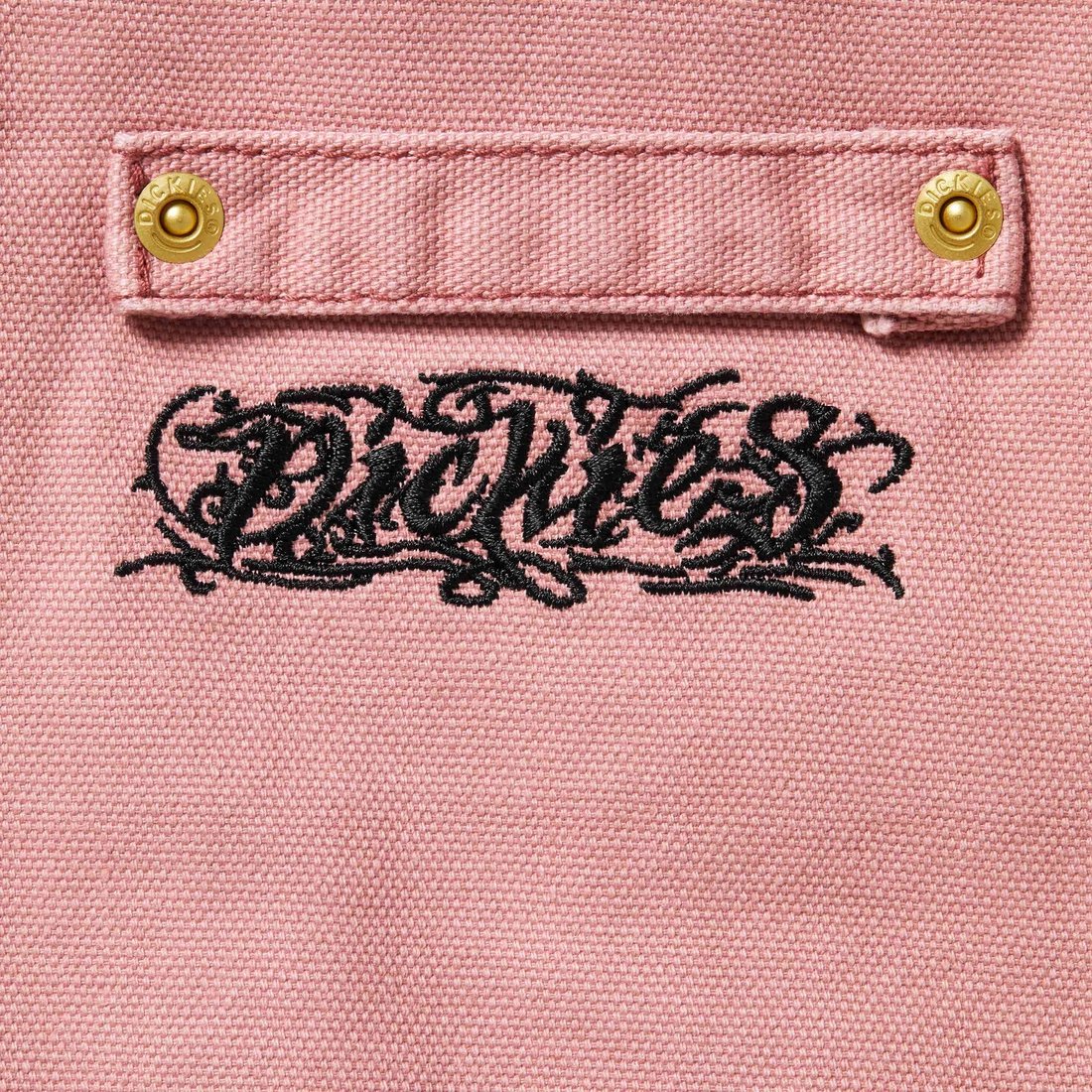 Details on Supreme Dickies Hooded Work Jacket Pink from fall winter
                                                    2024 (Price is $198)