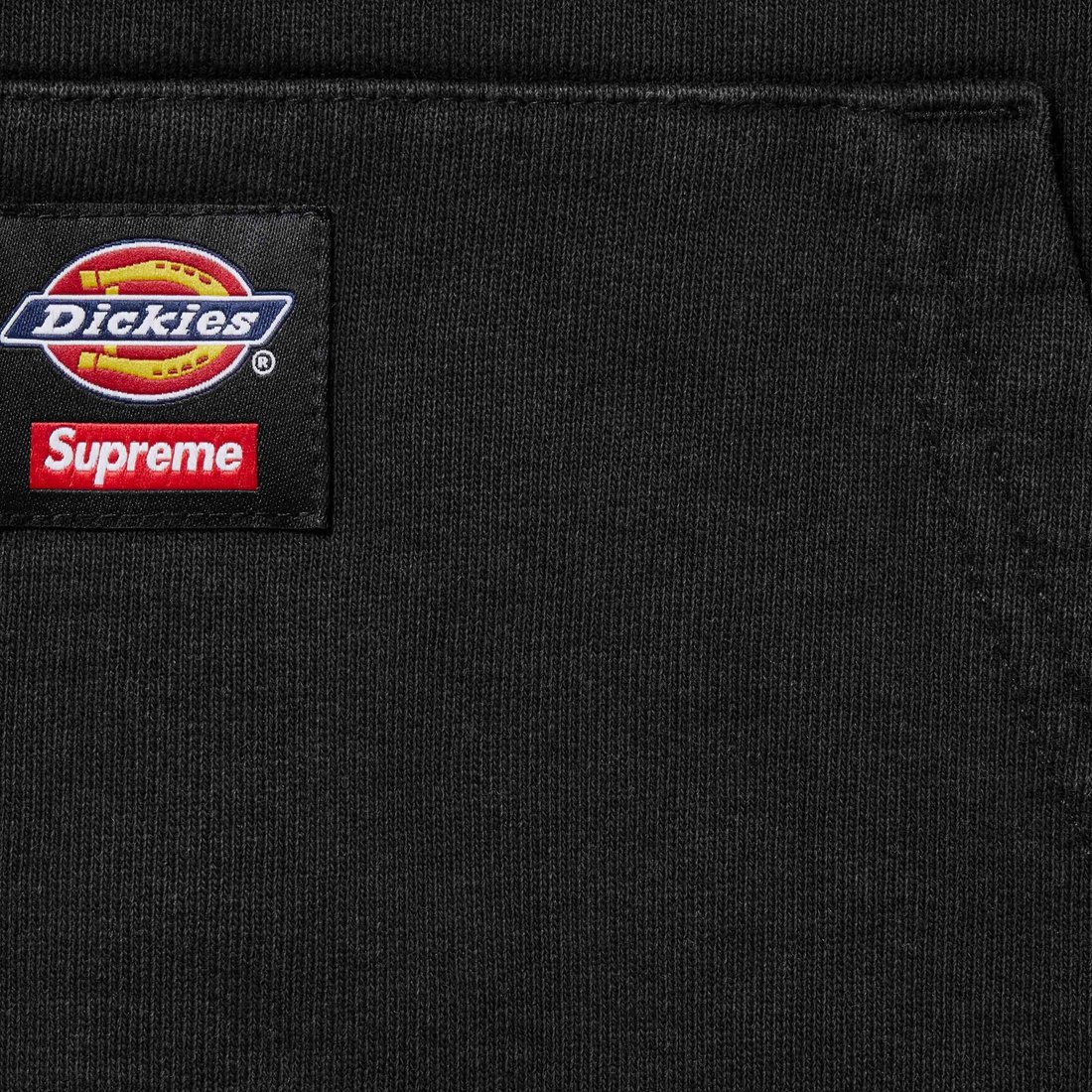 Details on Supreme Dickies Quilted Lined Zip Up Hooded Sweatshirt Black from fall winter
                                                    2024 (Price is $148)