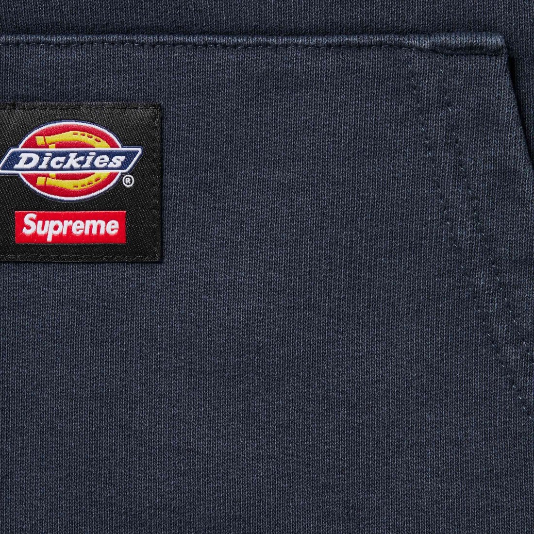 Details on Supreme Dickies Quilted Lined Zip Up Hooded Sweatshirt Navy from fall winter
                                                    2024 (Price is $148)