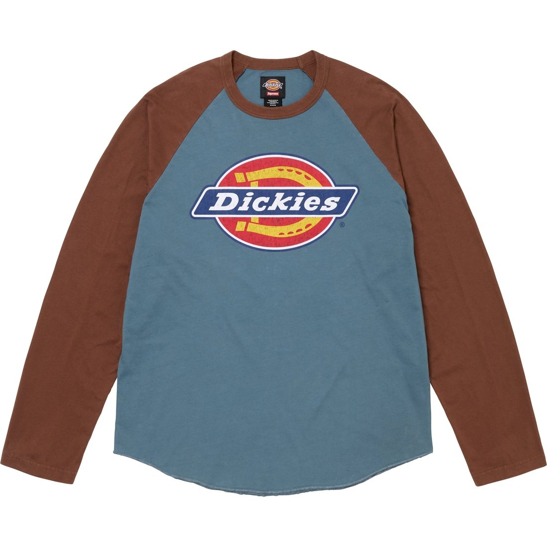 Details on Supreme Dickies Raglan L S Top Dark Slate from fall winter
                                                    2024 (Price is $68)