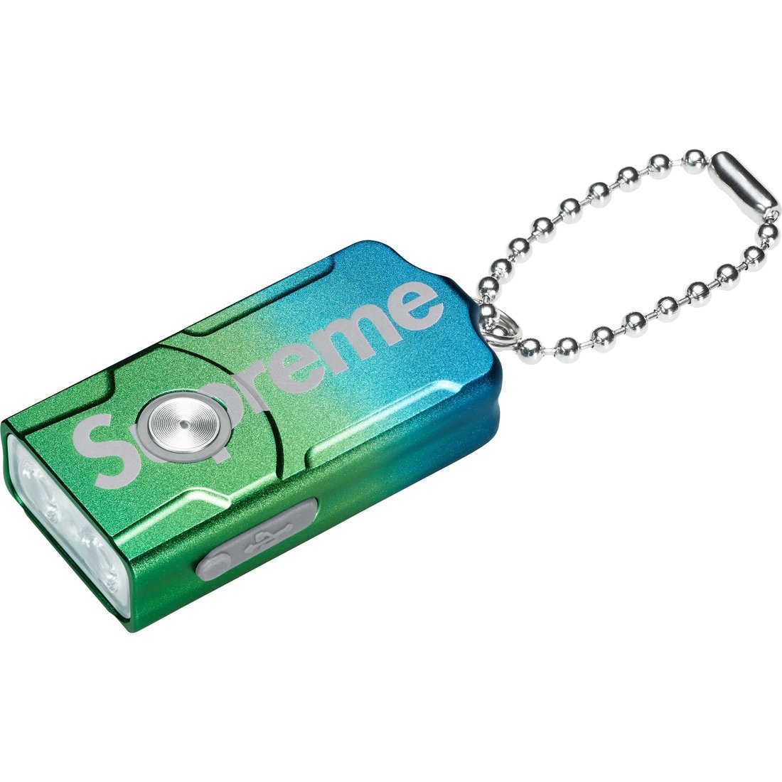 Details on Supreme Fenix E03R Flashlight Keychain Multicolor from fall winter
                                                    2024 (Price is $48)