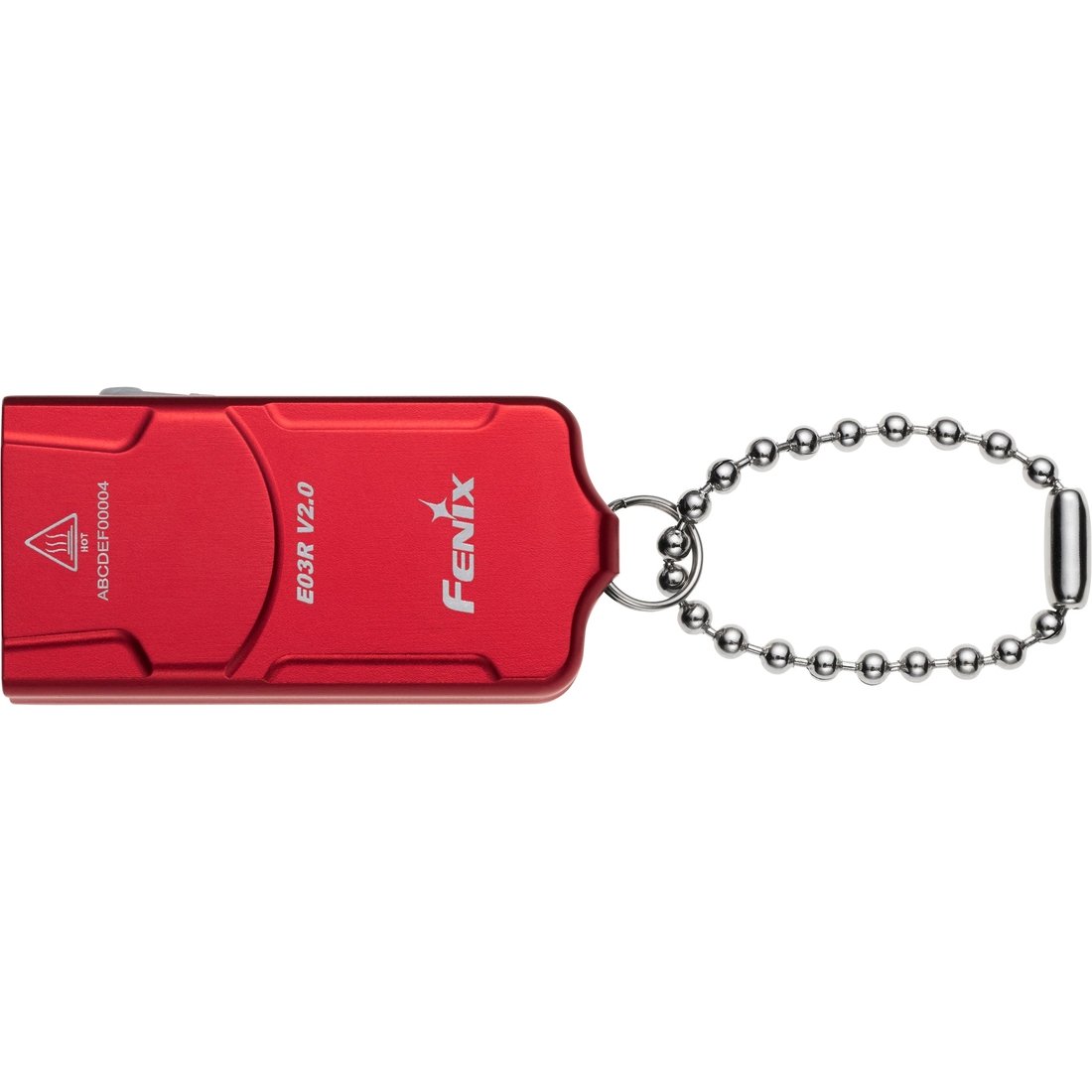 Details on Supreme Fenix E03R Flashlight Keychain Red from fall winter
                                                    2024 (Price is $48)