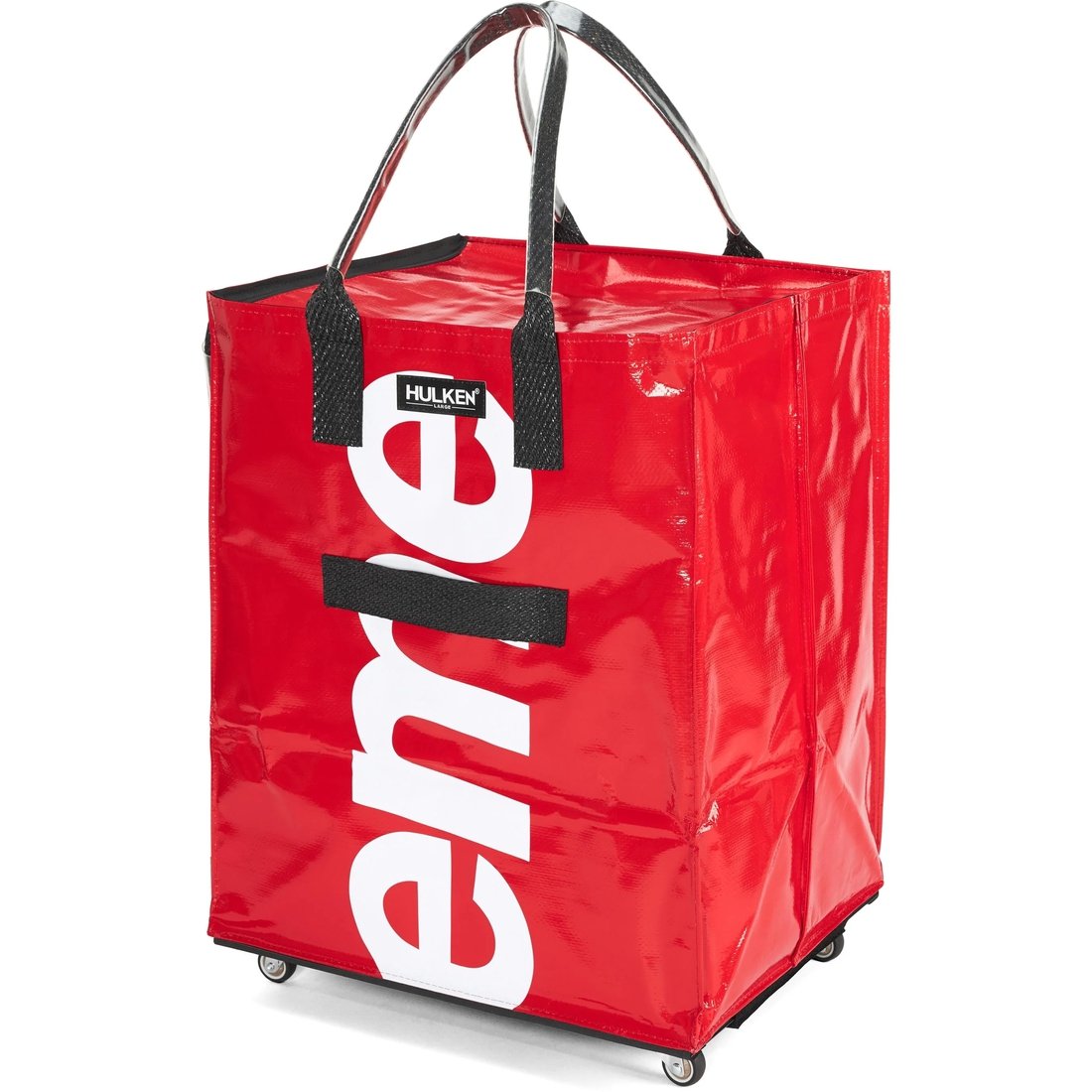 Details on Supreme Hulken Rolling Tote Bag Red from fall winter
                                                    2024 (Price is $138)