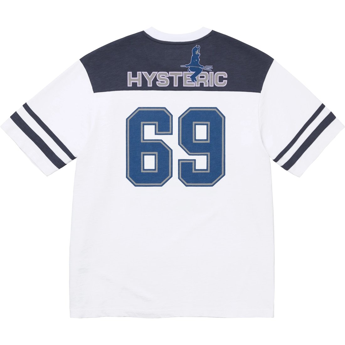 Details on Supreme HYSTERIC GLAMOUR 69 Football Top White from fall winter
                                                    2024 (Price is $98)