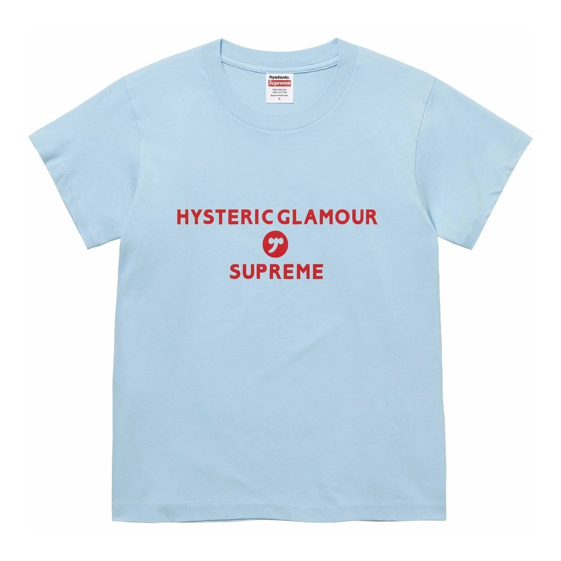 Details on Supreme HYSTERIC GLAMOUR Baby Tee Light Blue from fall winter
                                                    2024 (Price is $58)