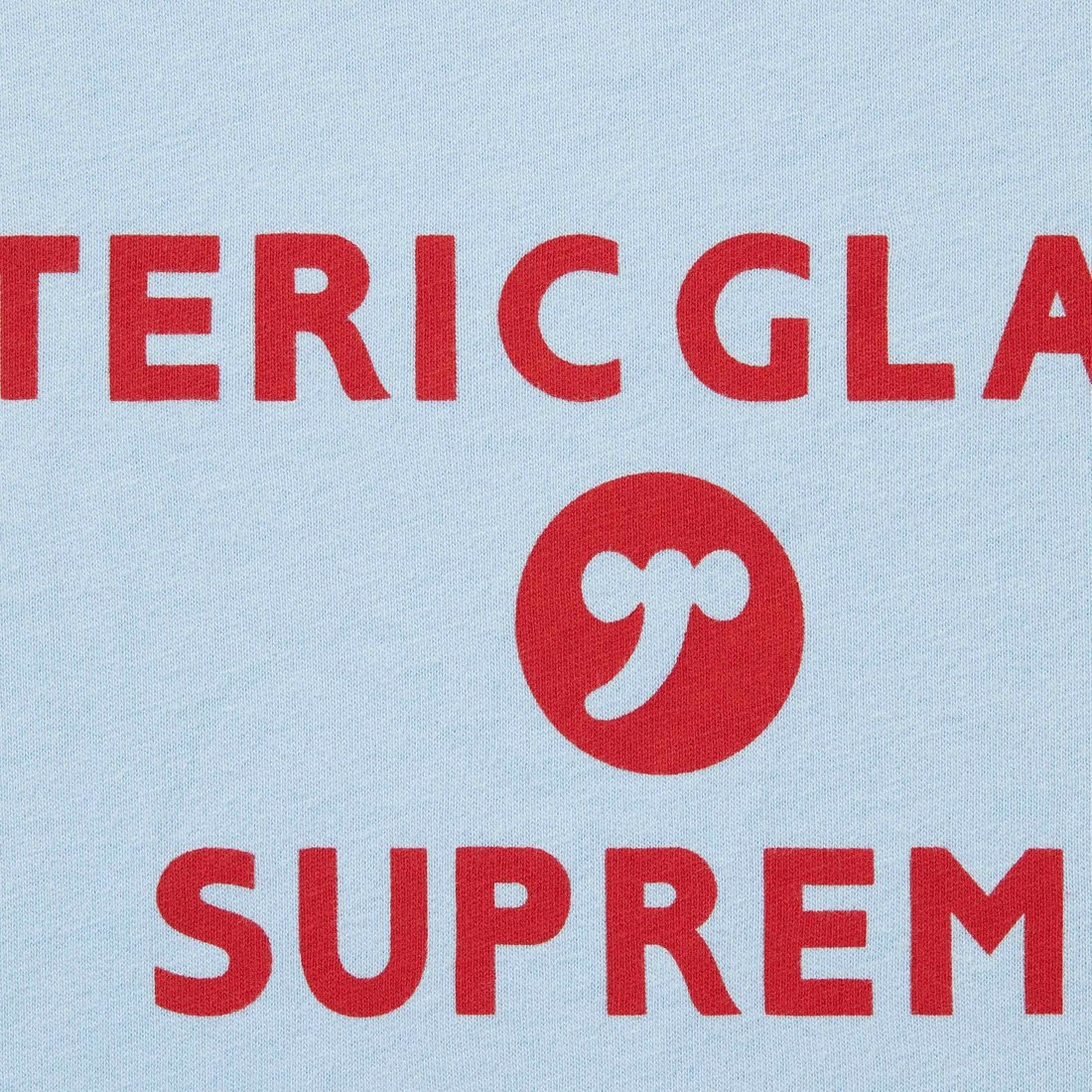 Details on Supreme HYSTERIC GLAMOUR Baby Tee Light Blue from fall winter
                                                    2024 (Price is $58)