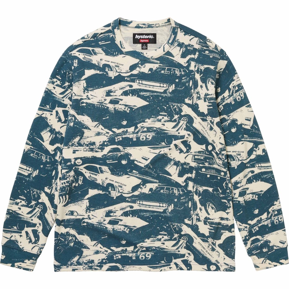 Details on Supreme HYSTERIC GLAMOUR Cars Thermal Teal from fall winter
                                                    2024 (Price is $110)