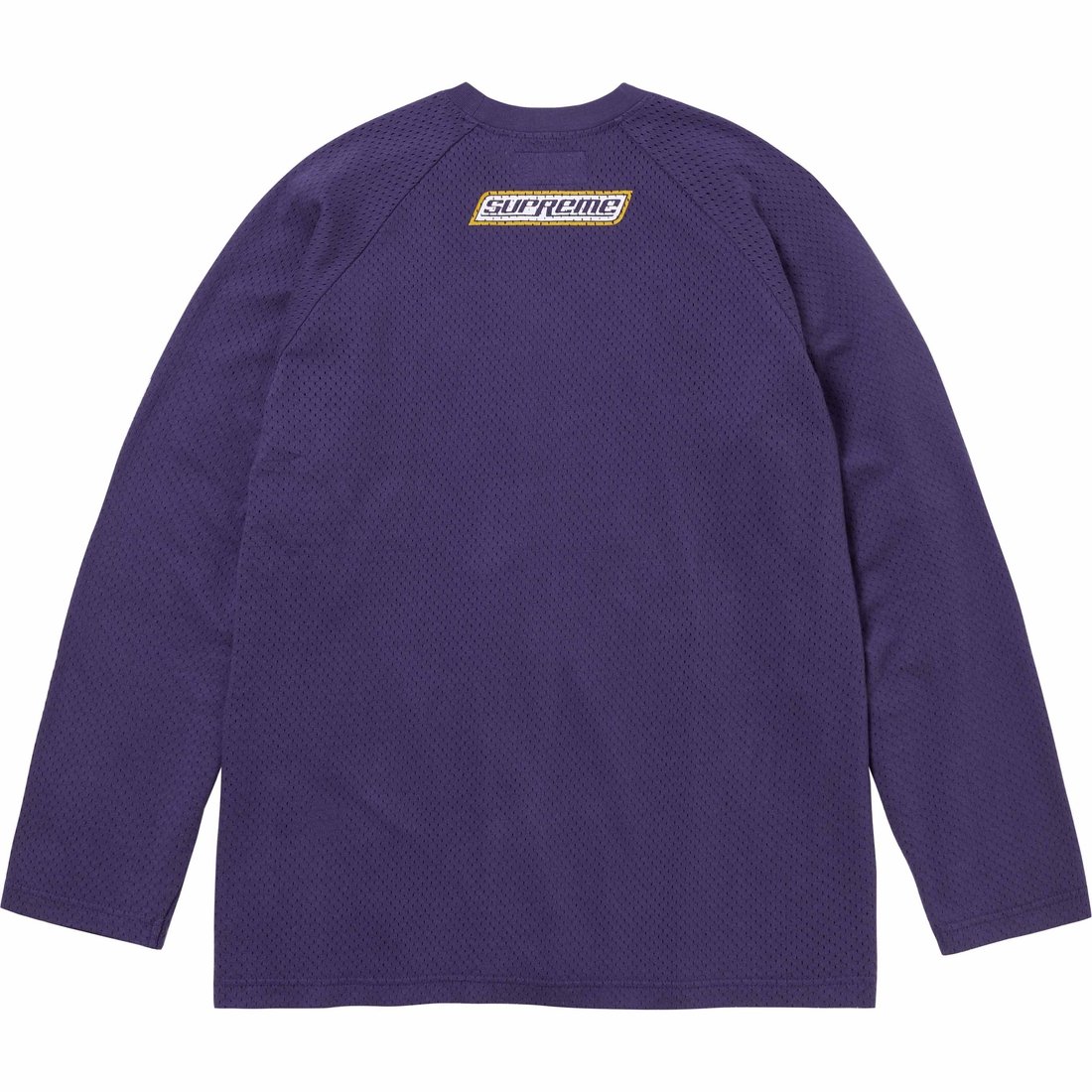 Details on Supreme HYSTERIC GLAMOUR Mesh L S Top Purple from fall winter
                                                    2024 (Price is $118)