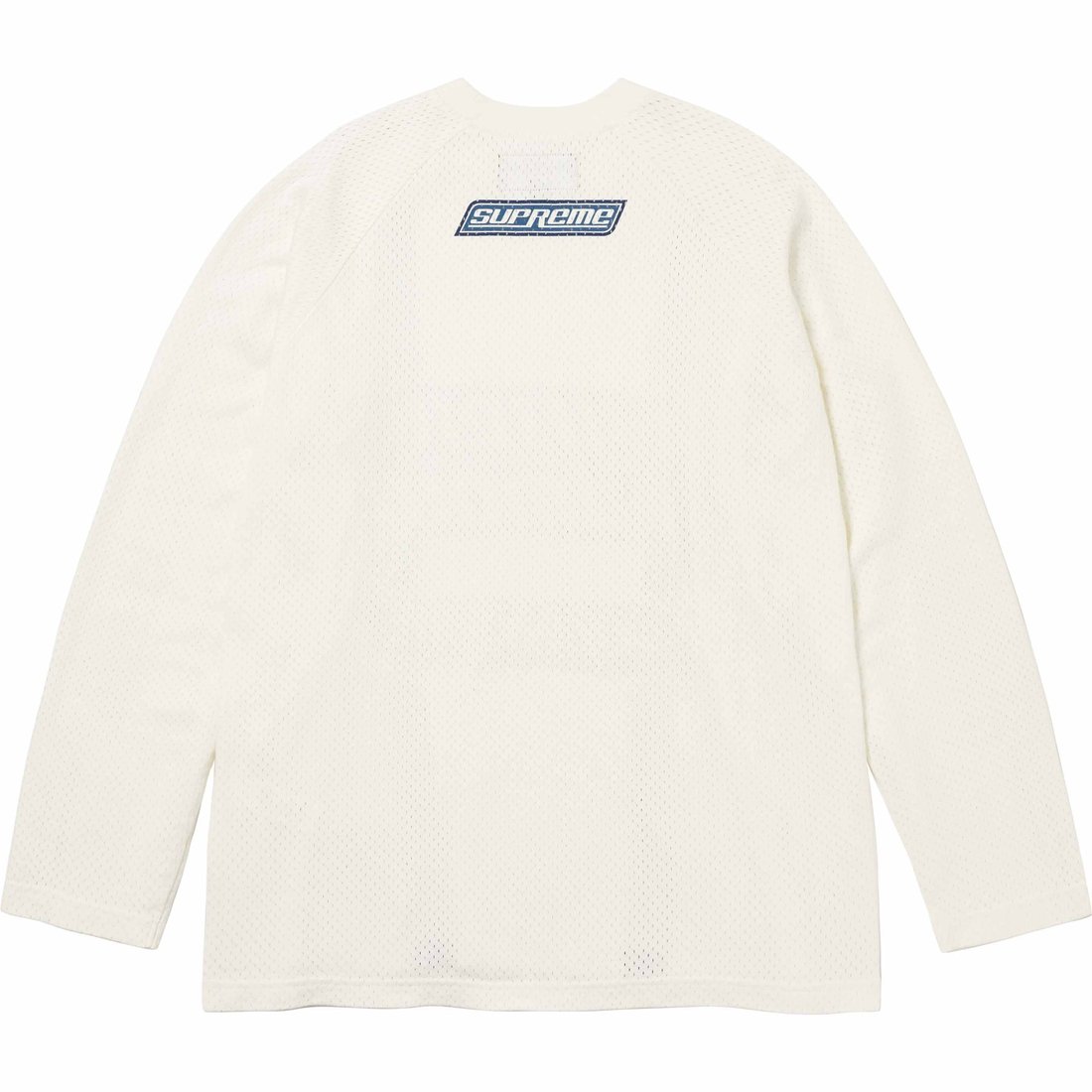 Details on Supreme HYSTERIC GLAMOUR Mesh L S Top White from fall winter
                                                    2024 (Price is $118)