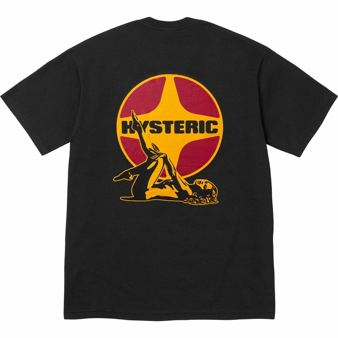 Details on Supreme HYSTERIC GLAMOUR Pin Up Tee Black from fall winter
                                                    2024 (Price is $54)