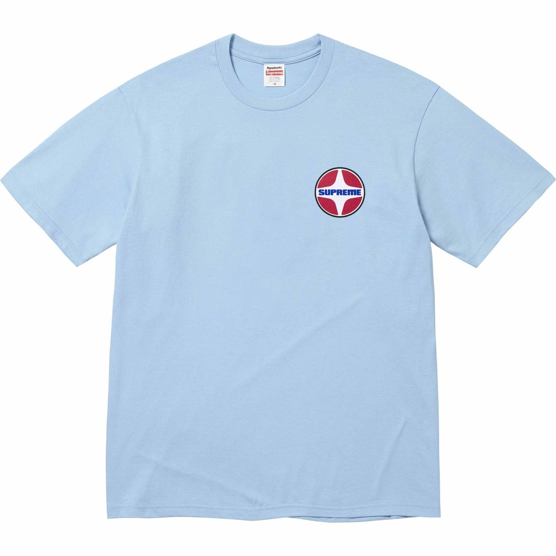 Details on Supreme HYSTERIC GLAMOUR Pin Up Tee Powder Blue from fall winter
                                                    2024 (Price is $54)