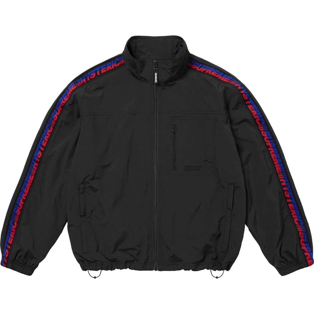 Details on Supreme HYSTERIC GLAMOUR Track Jacket Black from fall winter
                                                    2024 (Price is $188)