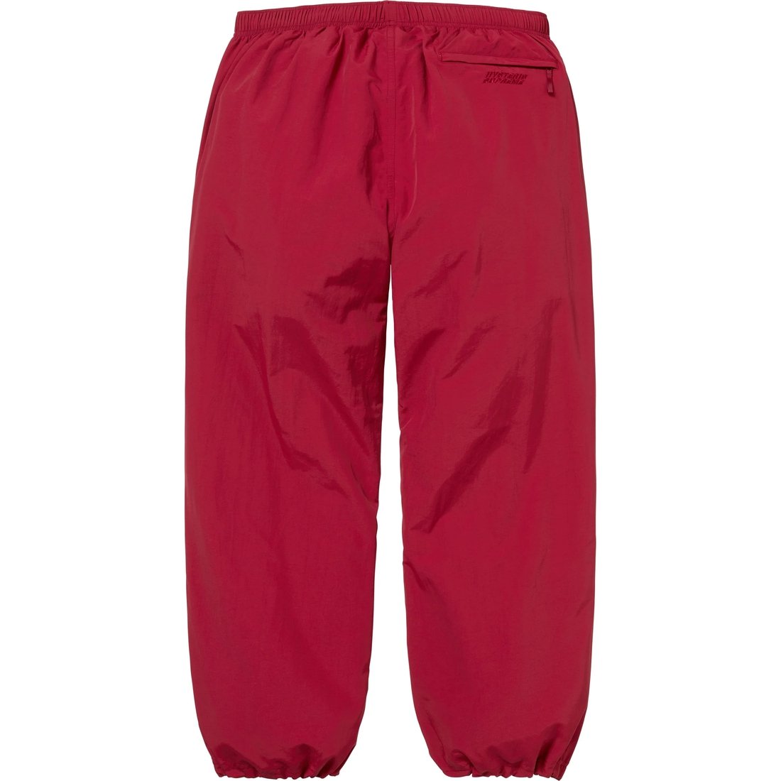 Details on Supreme HYSTERIC GLAMOUR Track Pant Red from fall winter
                                                    2024 (Price is $158)