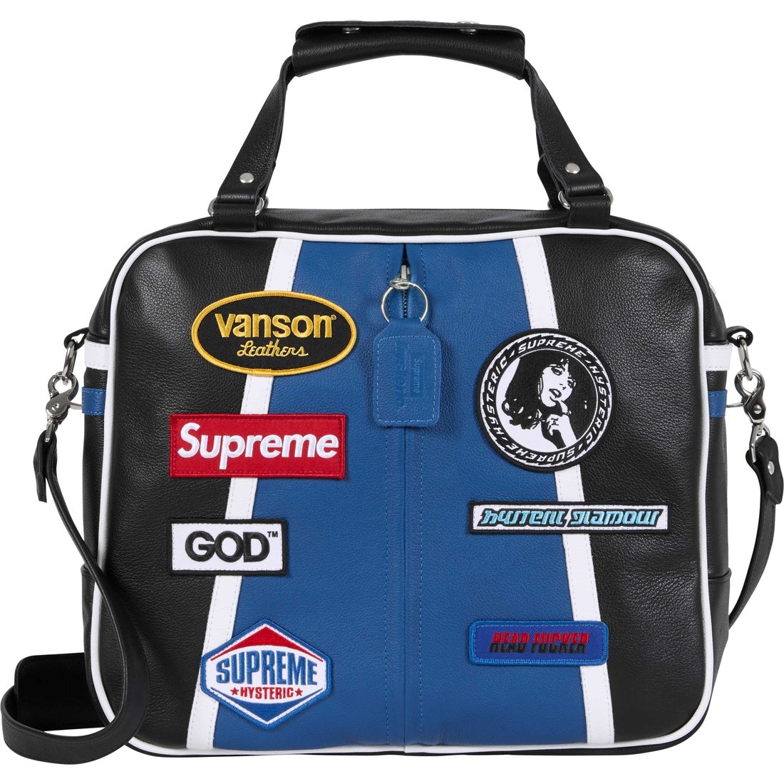 Details on Supreme HYSTERIC GLAMOUR Vanson Leathers Bag Black from fall winter
                                                    2024 (Price is $698)