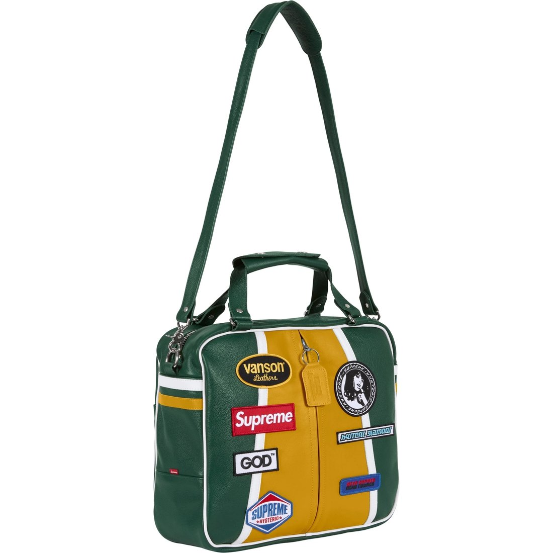 Details on Supreme HYSTERIC GLAMOUR Vanson Leathers Bag Green from fall winter
                                                    2024 (Price is $698)