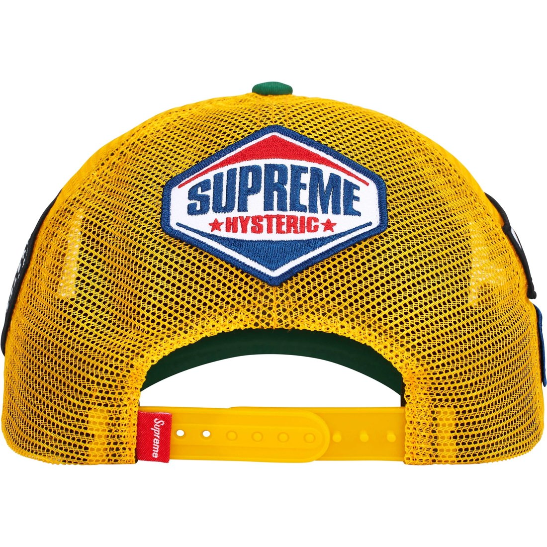 Details on Supreme HYSTERIC GLAMOUR Vanson Leathers Mesh Back 6-Panel Green from fall winter
                                                    2024 (Price is $58)