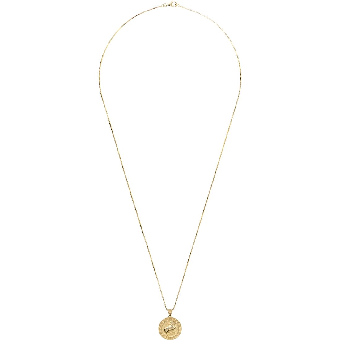 Details on Supreme Jacob&Co 14K Gold Zodiac Pendant Gold - Aries from fall winter
                                                    2024 (Price is $1498)