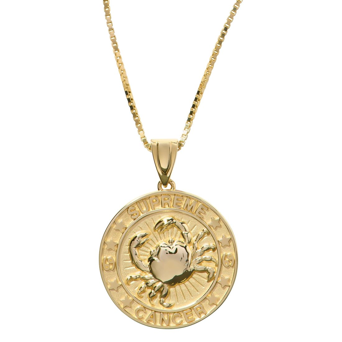 Details on Supreme Jacob&Co 14K Gold Zodiac Pendant Gold - Cancer from fall winter
                                                    2024 (Price is $1498)