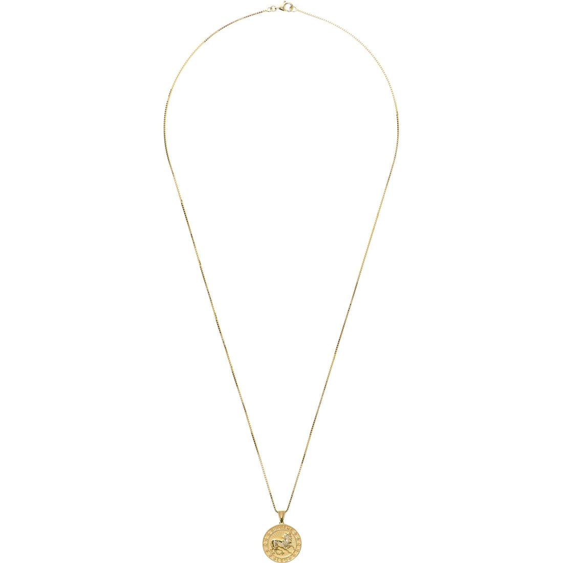 Details on Supreme Jacob&Co 14K Gold Zodiac Pendant Gold - Leo from fall winter
                                                    2024 (Price is $1498)