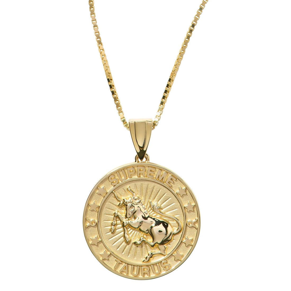 Details on Supreme Jacob&Co 14K Gold Zodiac Pendant Gold - Taurus from fall winter
                                                    2024 (Price is $1498)