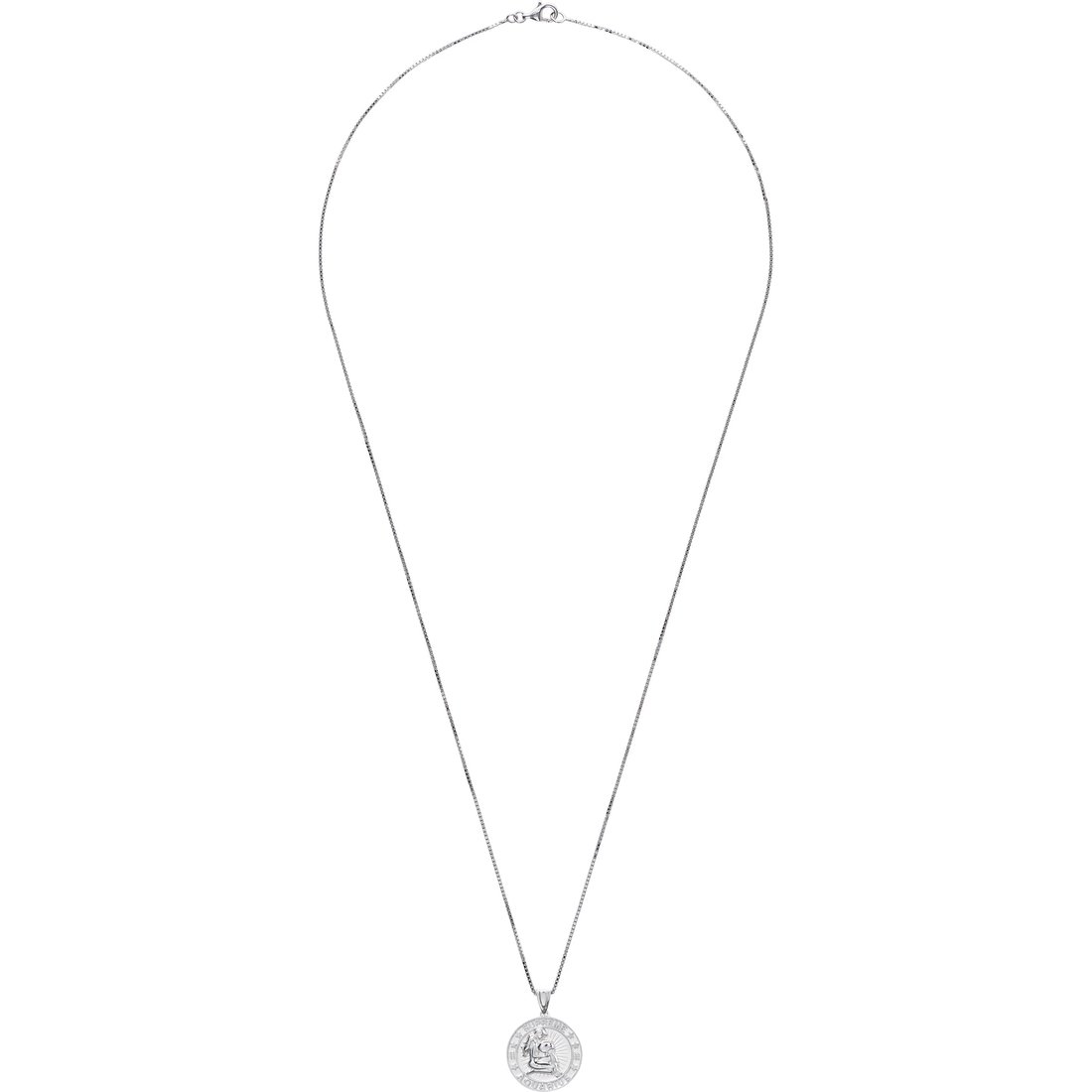 Details on Supreme Jacob&Co Sterling Silver Zodiac Pendant Silver - Aquarius from fall winter
                                                    2024 (Price is $598)