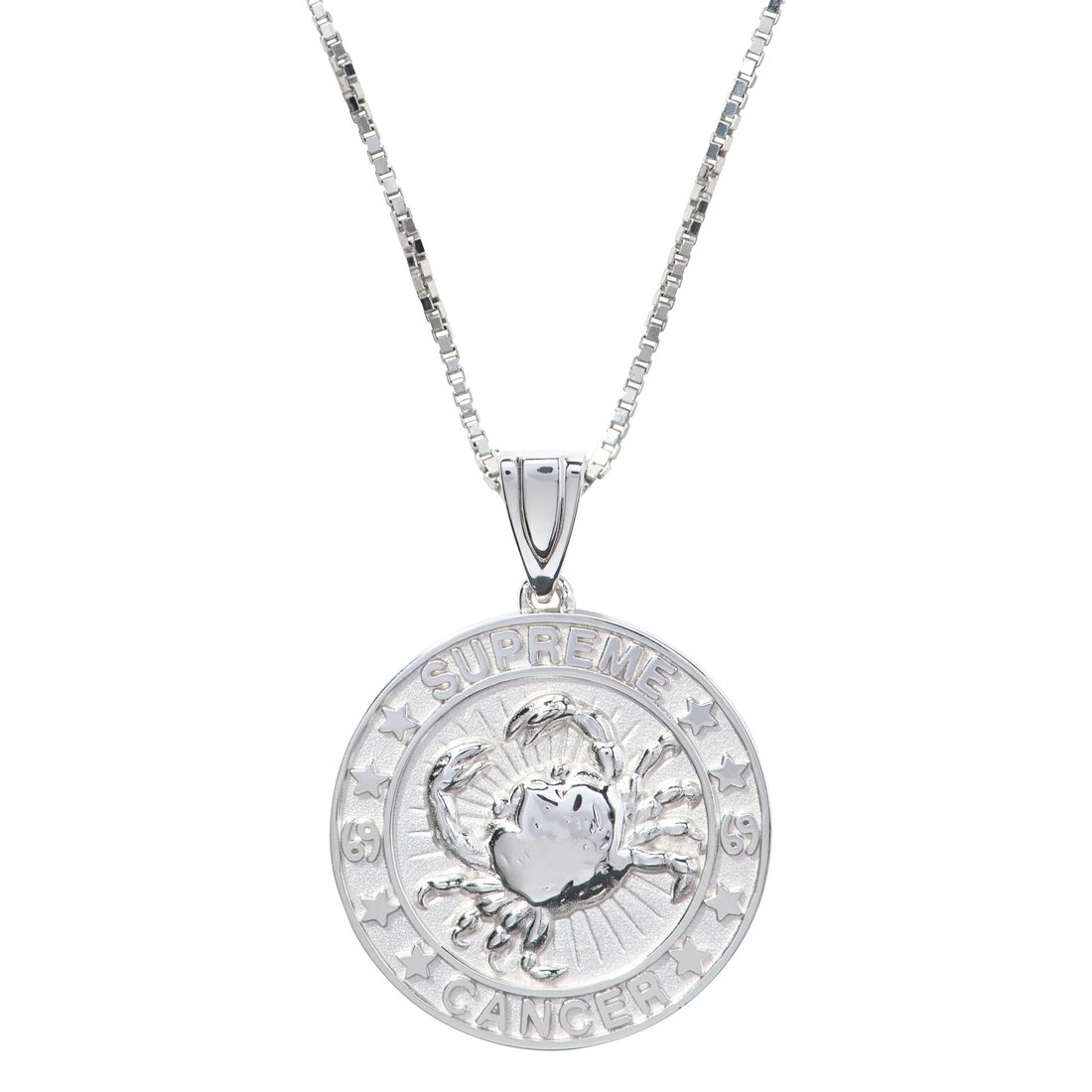 Details on Supreme Jacob&Co Sterling Silver Zodiac Pendant Silver - Cancer from fall winter
                                                    2024 (Price is $598)