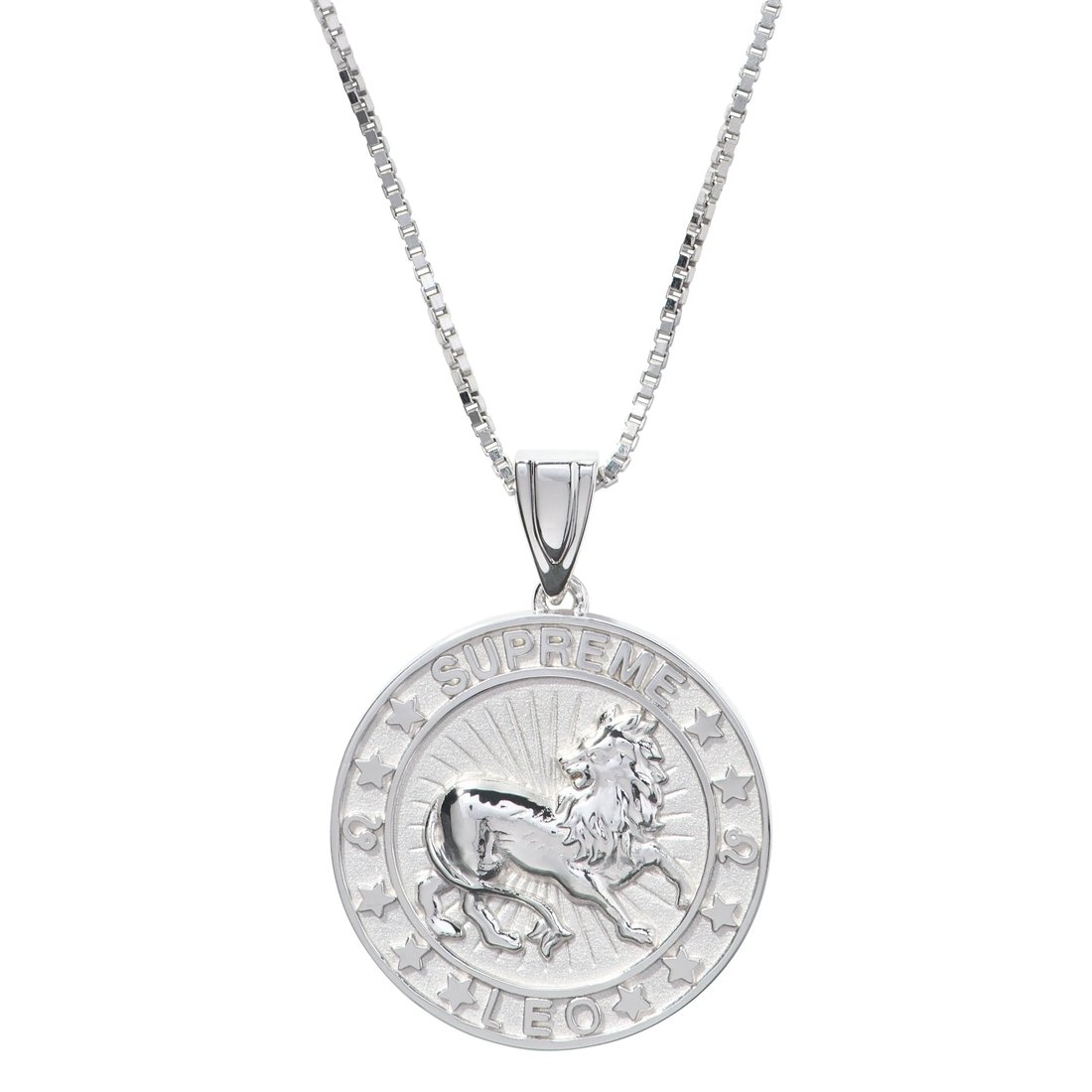 Details on Supreme Jacob&Co Sterling Silver Zodiac Pendant Silver - Leo from fall winter
                                                    2024 (Price is $598)