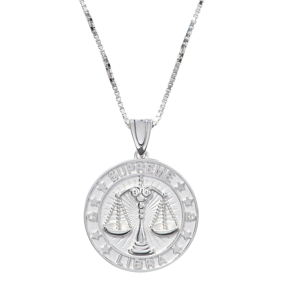 Details on Supreme Jacob&Co Sterling Silver Zodiac Pendant Silver - Libra from fall winter
                                                    2024 (Price is $598)