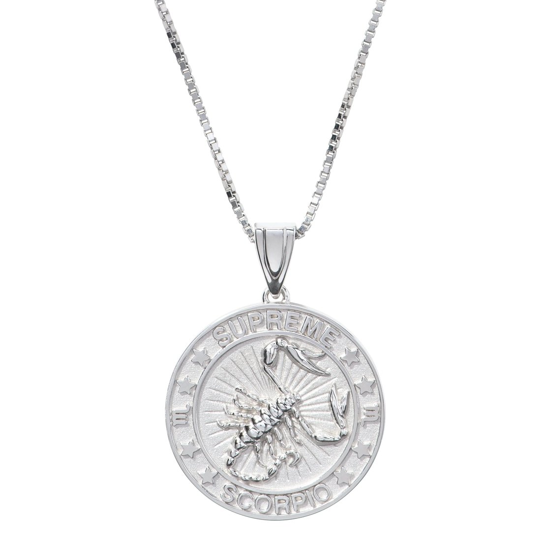 Details on Supreme Jacob&Co Sterling Silver Zodiac Pendant Silver - Scorpio from fall winter
                                                    2024 (Price is $598)