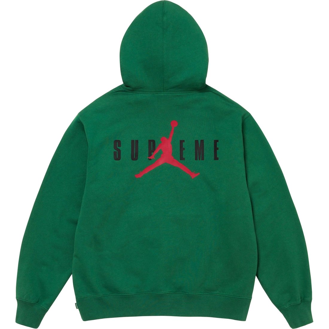 Details on Supreme Jordan Hooded Sweatshirt Green from fall winter
                                                    2024 (Price is $168)