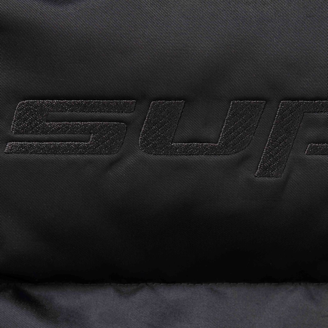 Details on Supreme Jordan Puffer Jacket Black from fall winter
                                                    2024 (Price is $368)