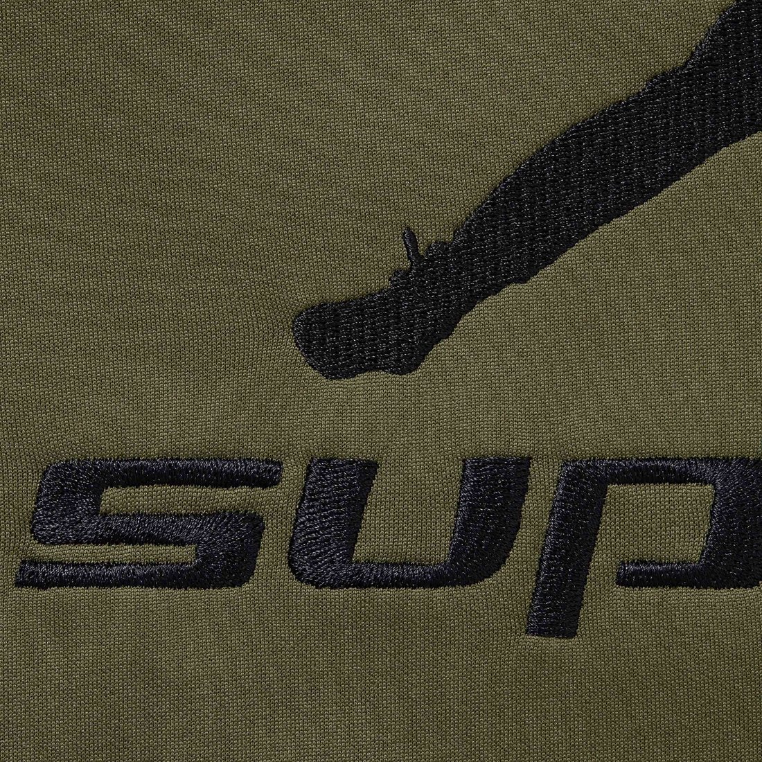 Details on Supreme Jordan Tricot Track Jacket Olive from fall winter
                                                    2024 (Price is $188)