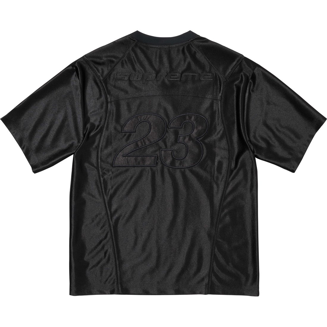 Details on Supreme Jordan Warm Up Jersey Black from fall winter
                                                    2024 (Price is $148)