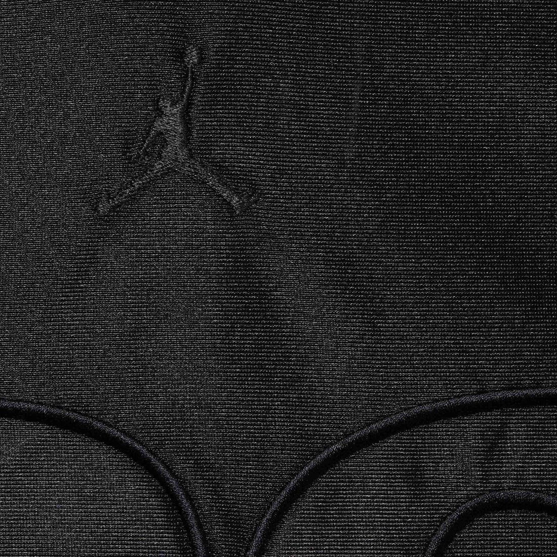 Details on Supreme Jordan Warm Up Jersey Black from fall winter
                                                    2024 (Price is $148)