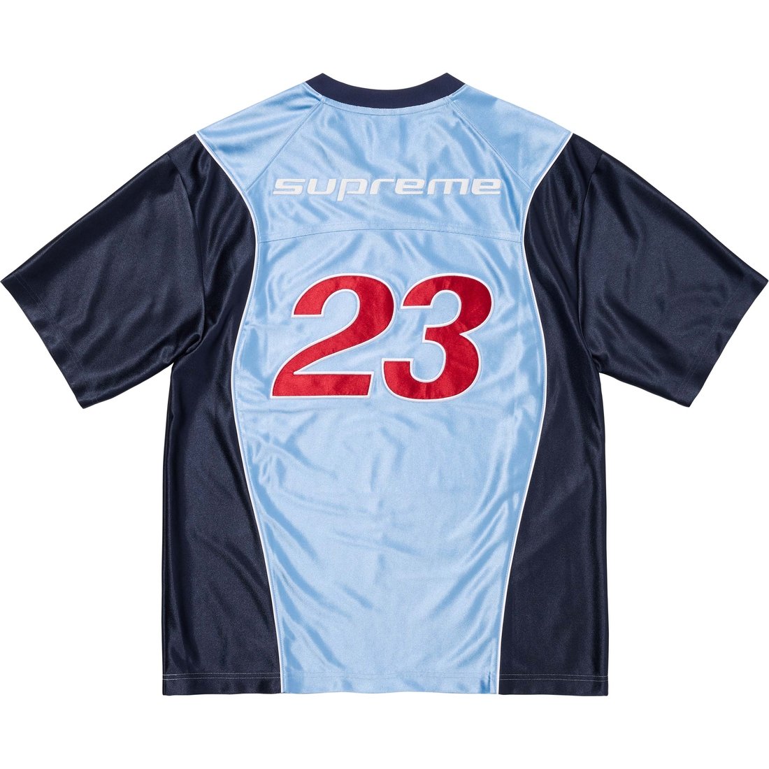 Details on Supreme Jordan Warm Up Jersey Light Blue from fall winter
                                                    2024 (Price is $148)